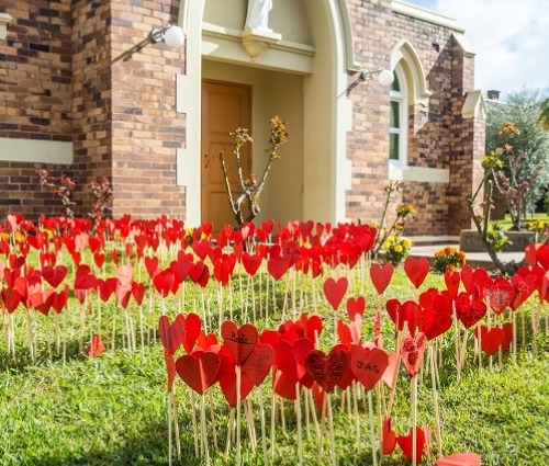 Church and Poppies